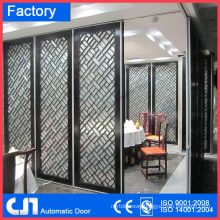 Partition Wall Automatic Sliding for Hotel Resturant